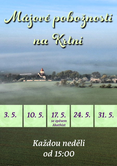 Májové pobožnosti na Krtni 2026